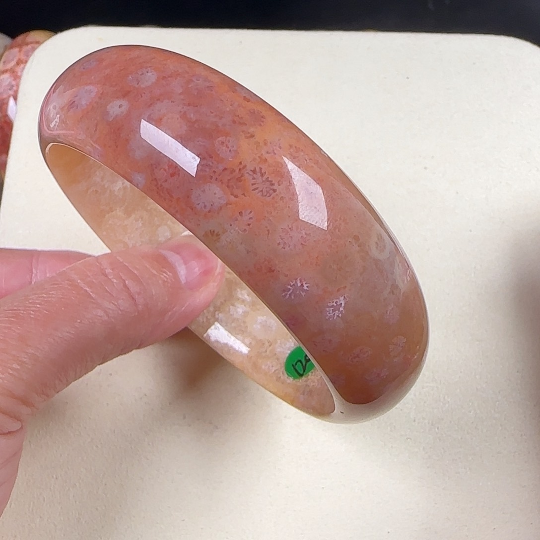 硅化玉手镯未镶嵌59圈口