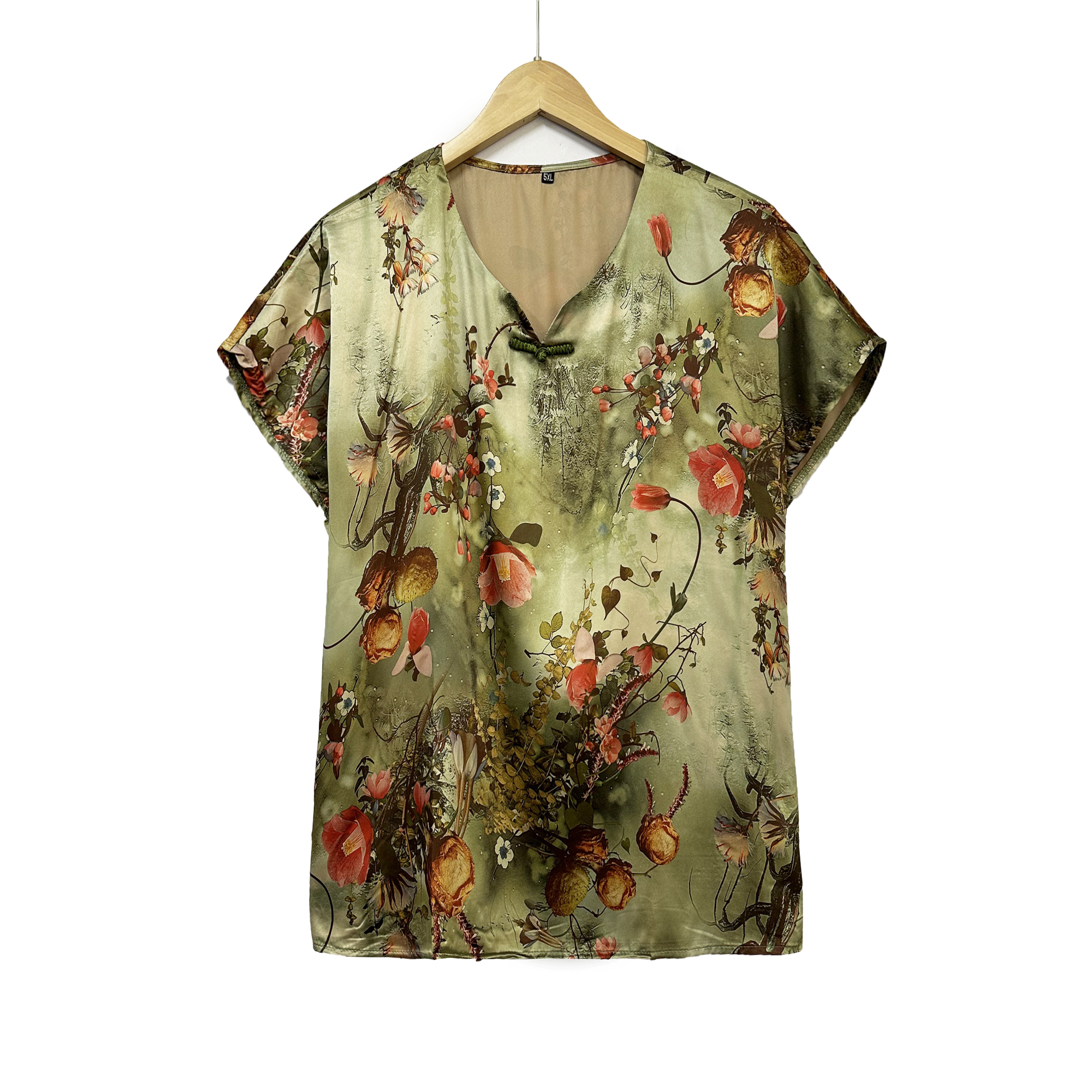 夏日新品！妈妈款减龄气质小衫F463