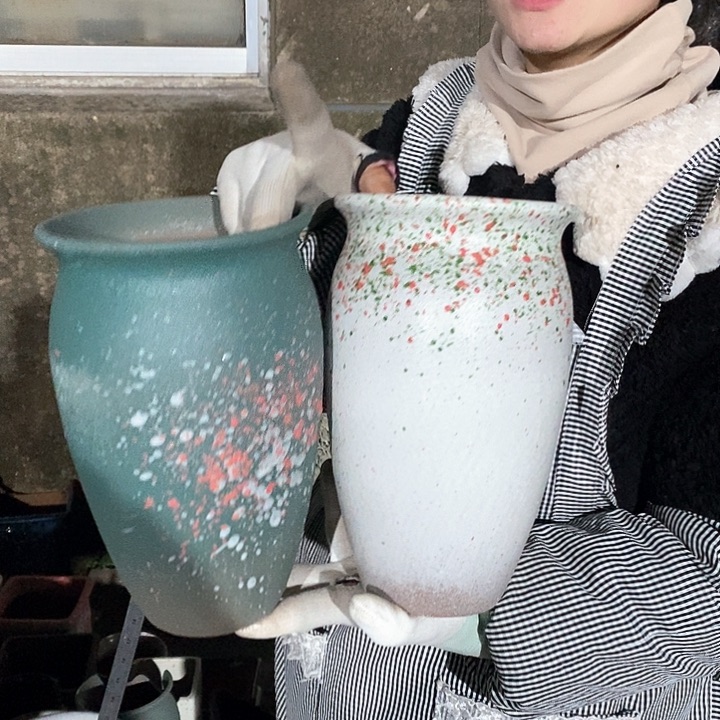 紫砂花盆正品口15高25