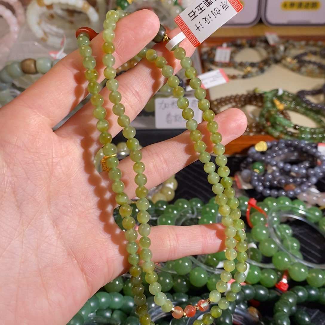 和田玉手链未镶嵌