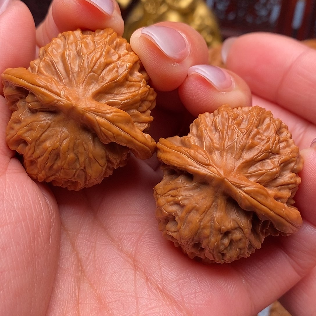 文玩核桃把件毕业金麒麟39全品