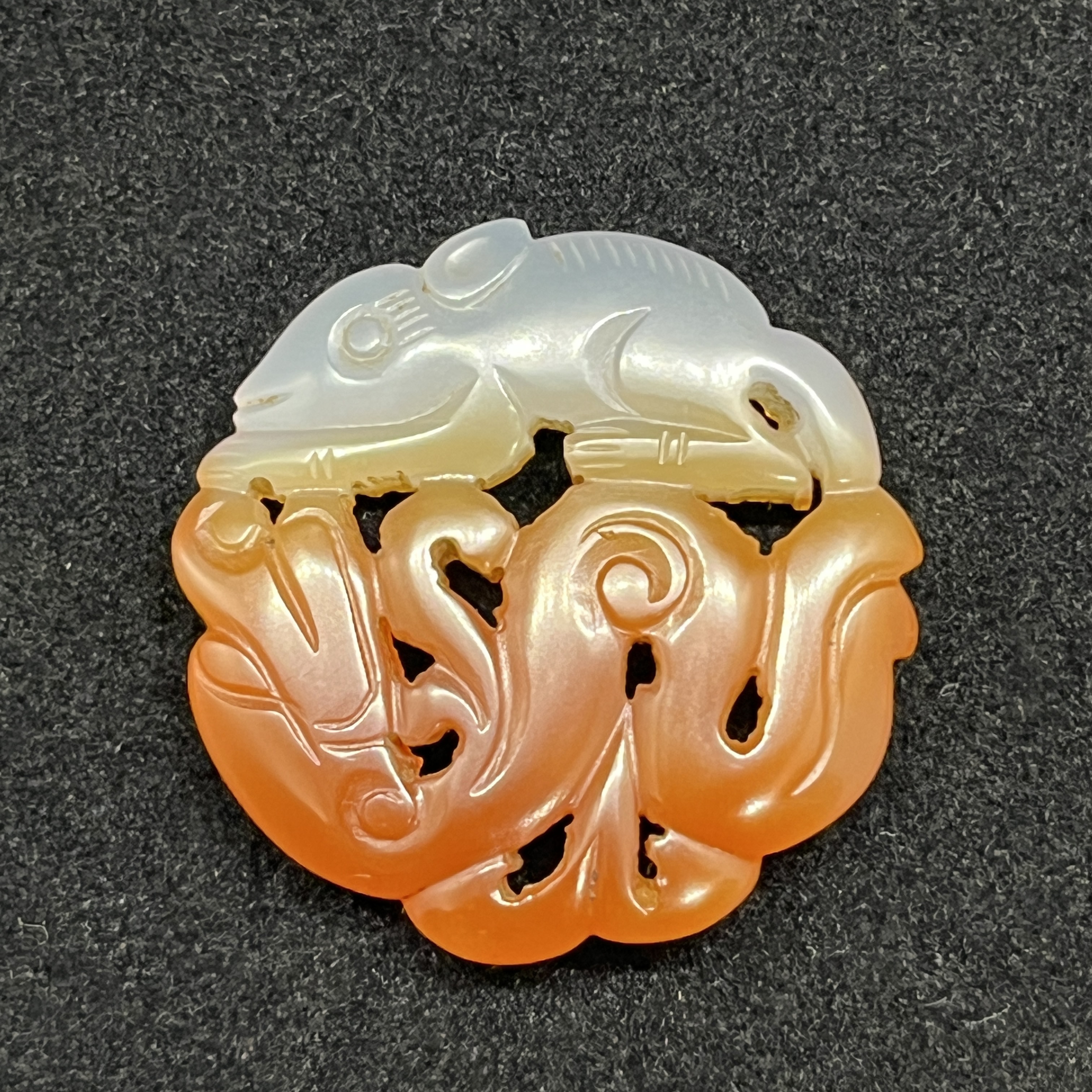 清-玛瑙-子辰佩-GT000140