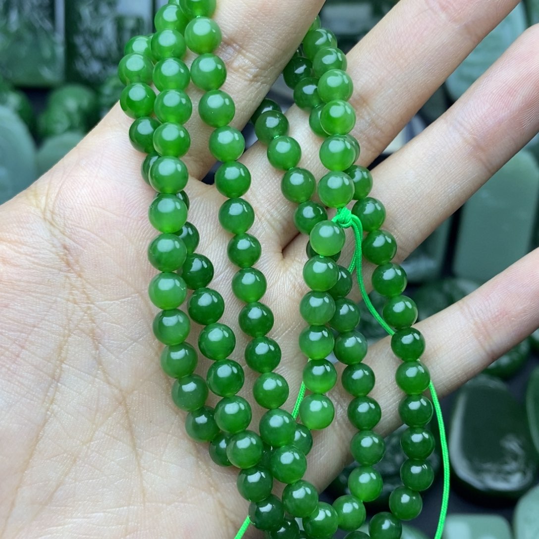 和田玉（碧玉）颈饰未镶嵌衡****修