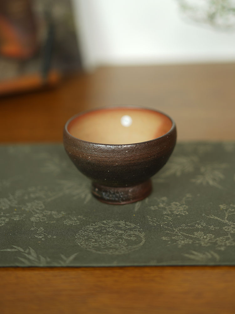 伊禾集物 日本备前烧手工匠人多久守 茶杯 主人杯 2473#