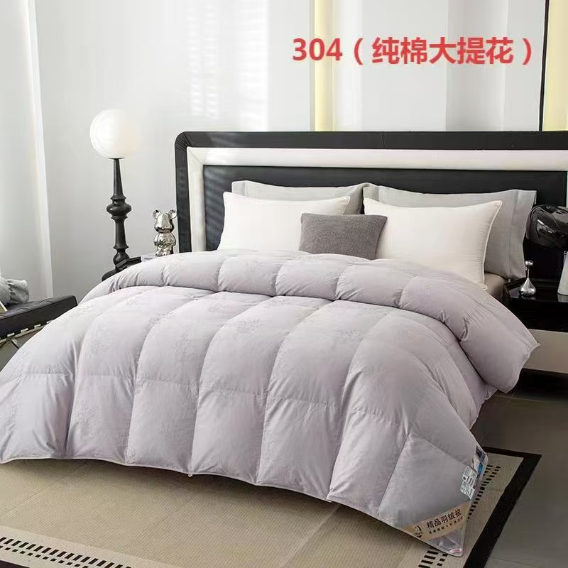 羽绒被壳直播现场冲绒