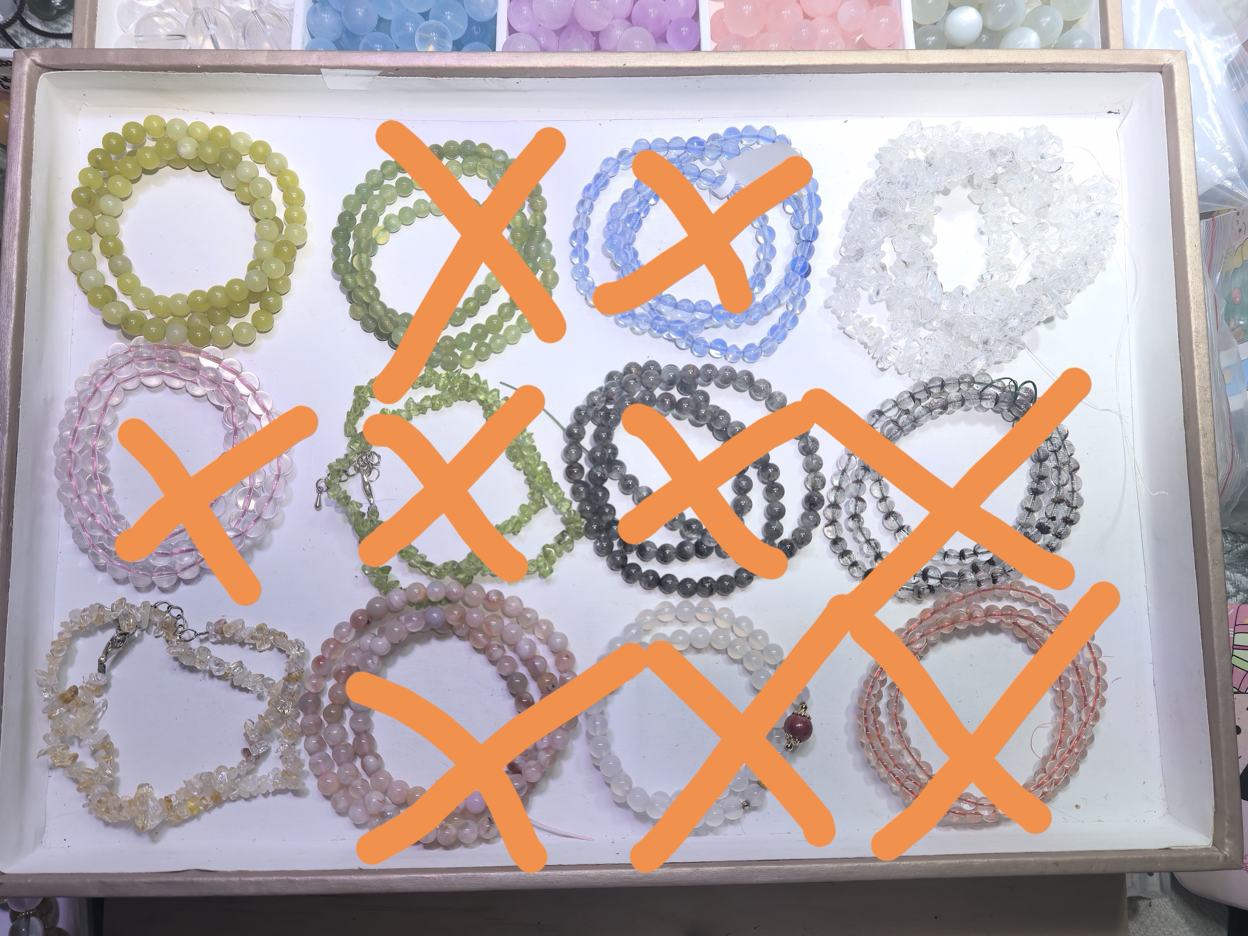 30任选3串天然水晶玛瑙手串半成品成品清仓见详图