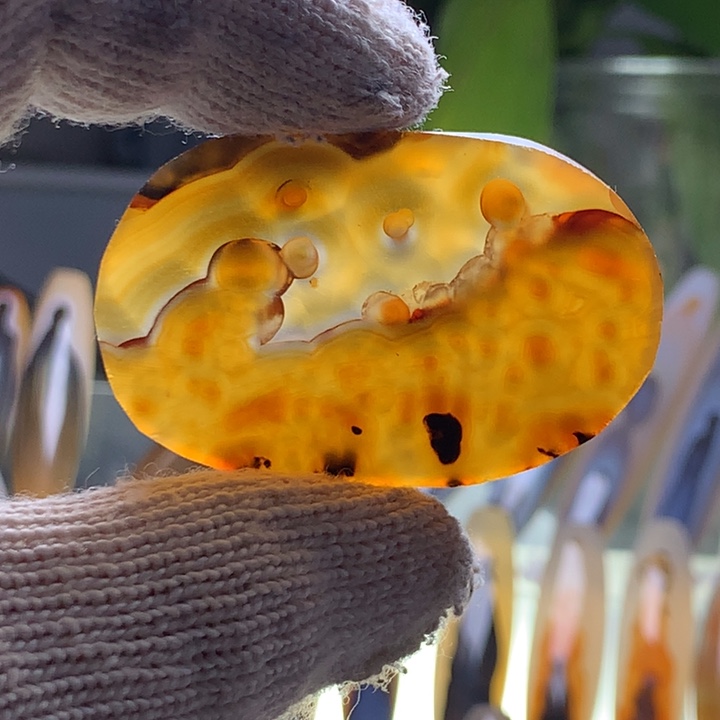 未镶嵌玛瑙/玉髓珠宝半成品154