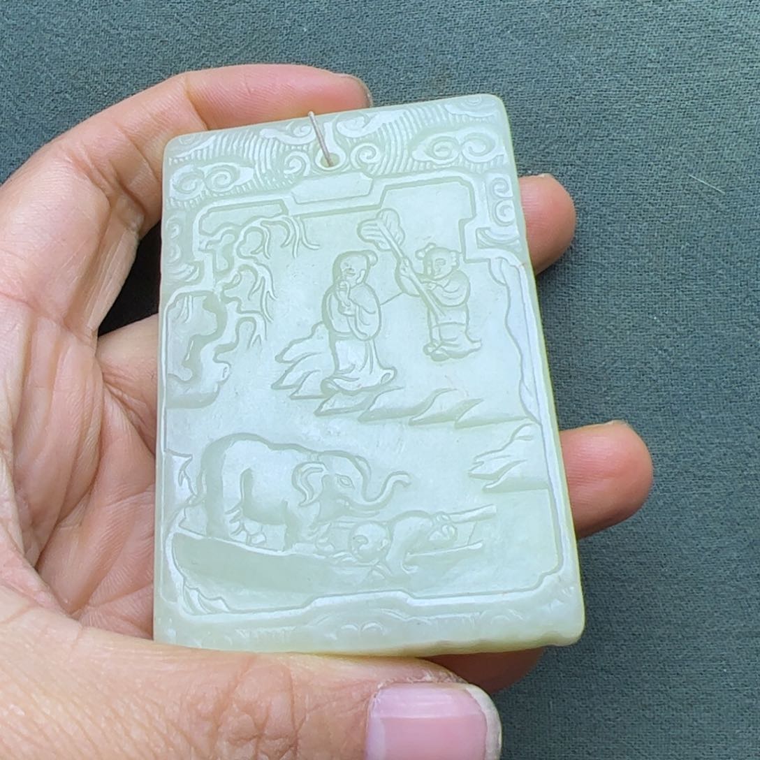 和田玉把件未镶嵌唐*