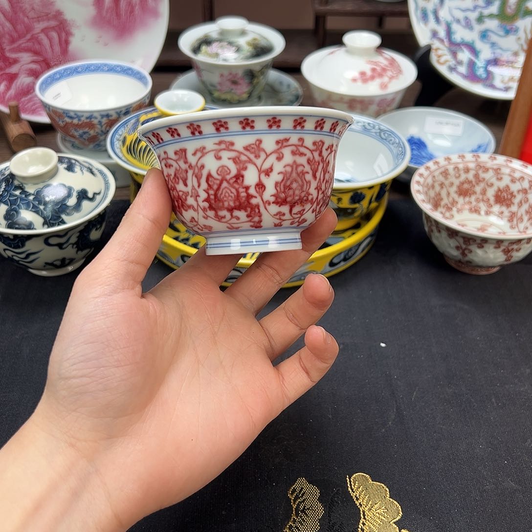 杯可**人景德镇陶瓷手工手绘