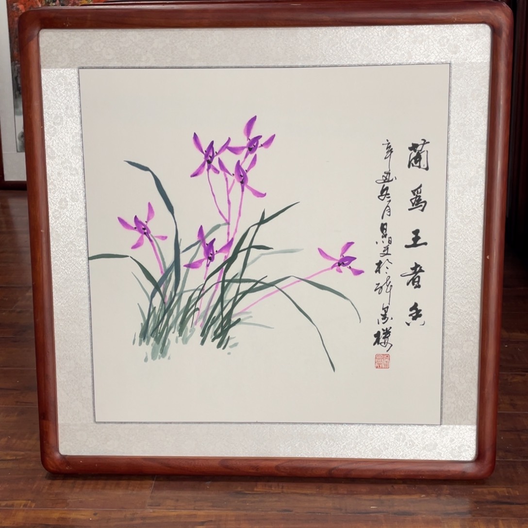 国画带框尺寸63*63厘米