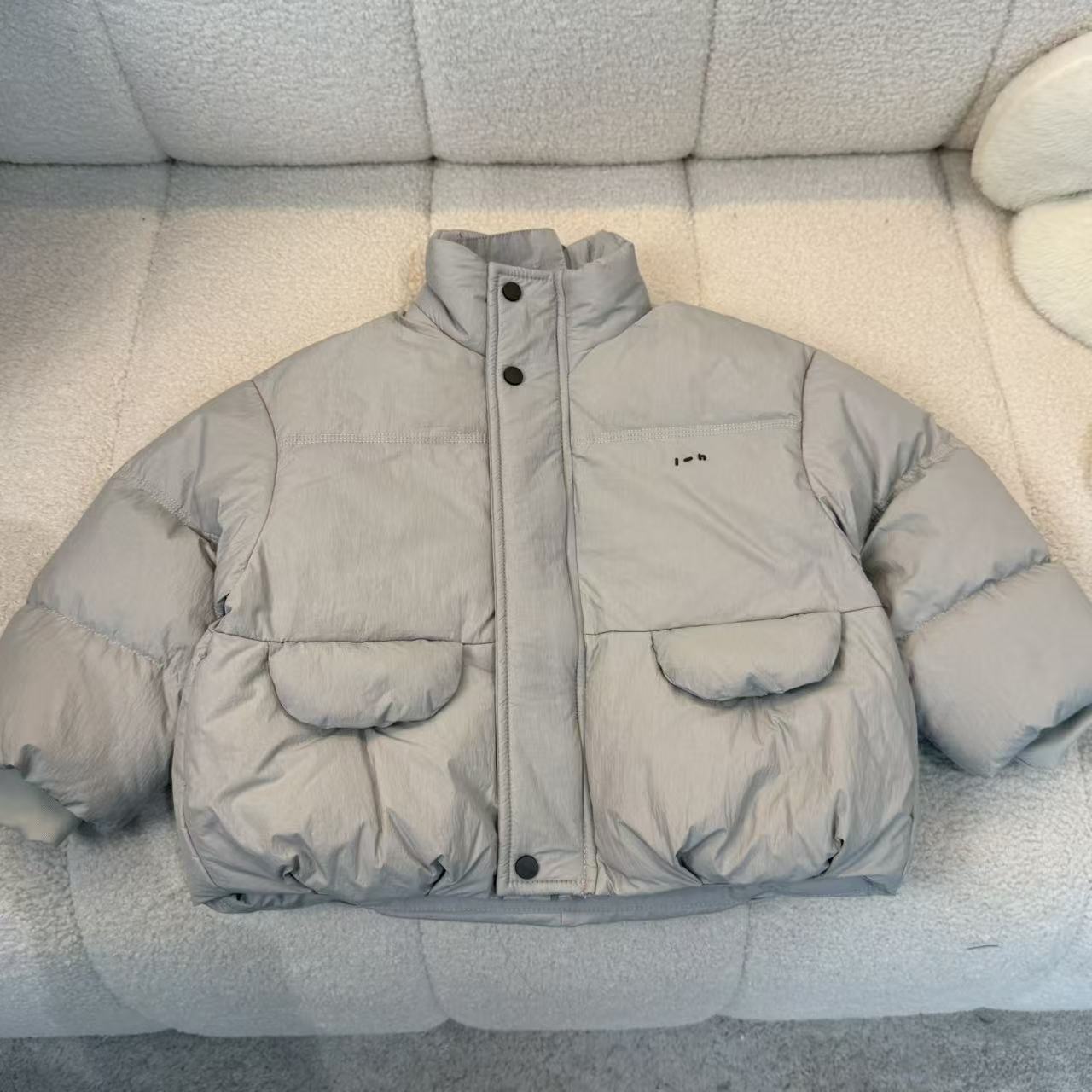 幂姐童装 儿童羽绒服冬季新款男女童厚款白鸭绒上衣羽绒服外套