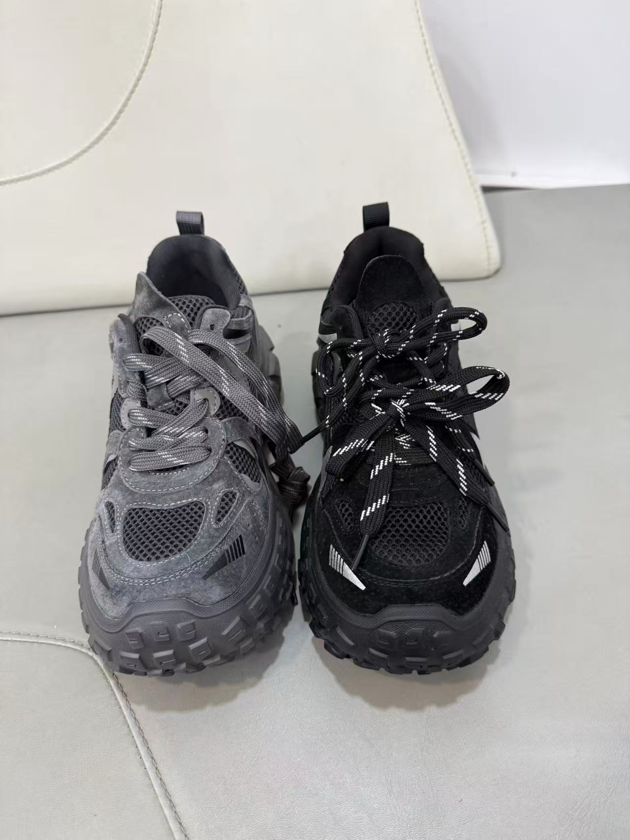 榴莲底厚底网面老爹鞋BF713
