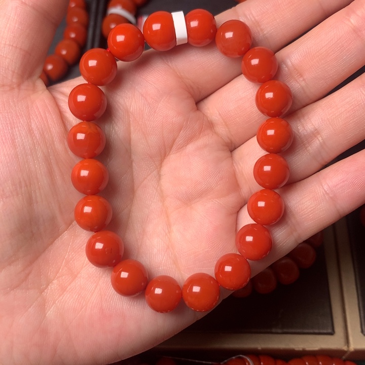 未镶嵌南红玛瑙手链张**✨