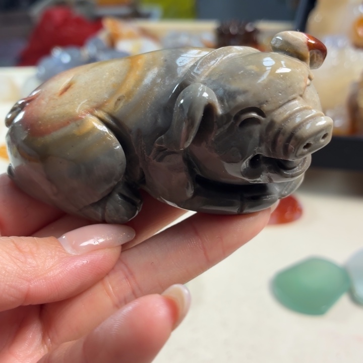 玛瑙/玉髓未镶嵌吊坠(不含链)