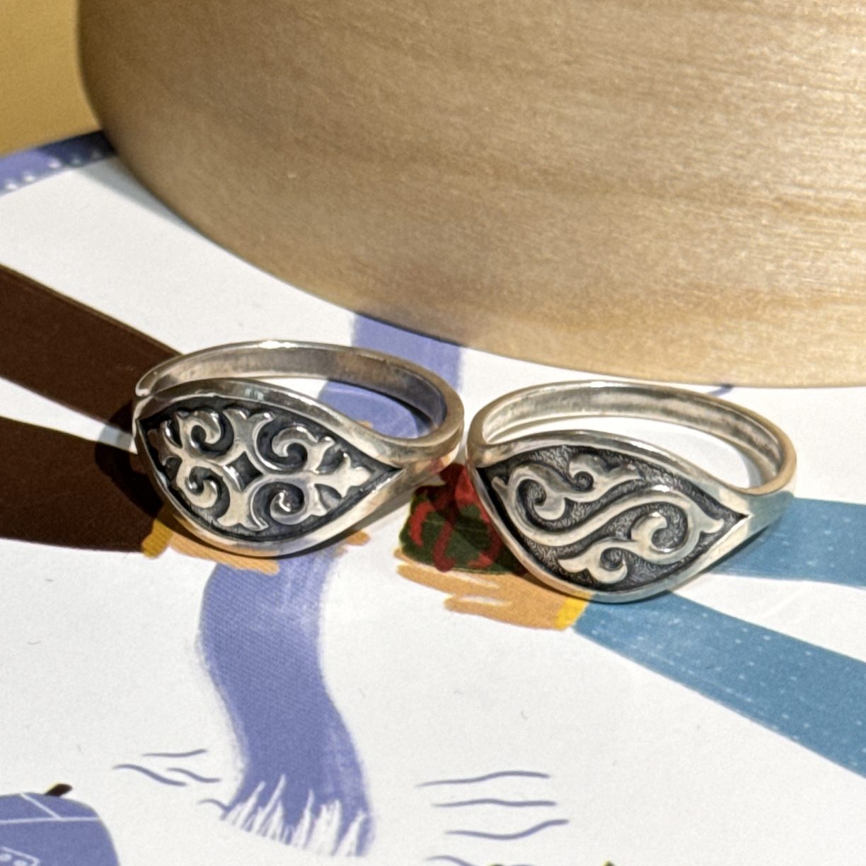 925银戒指 纯银oyo日常戒指