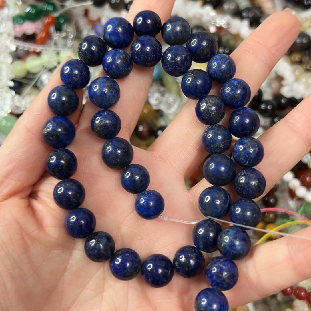 玛瑙/玉髓合金珠宝半成品，卡10青金一条