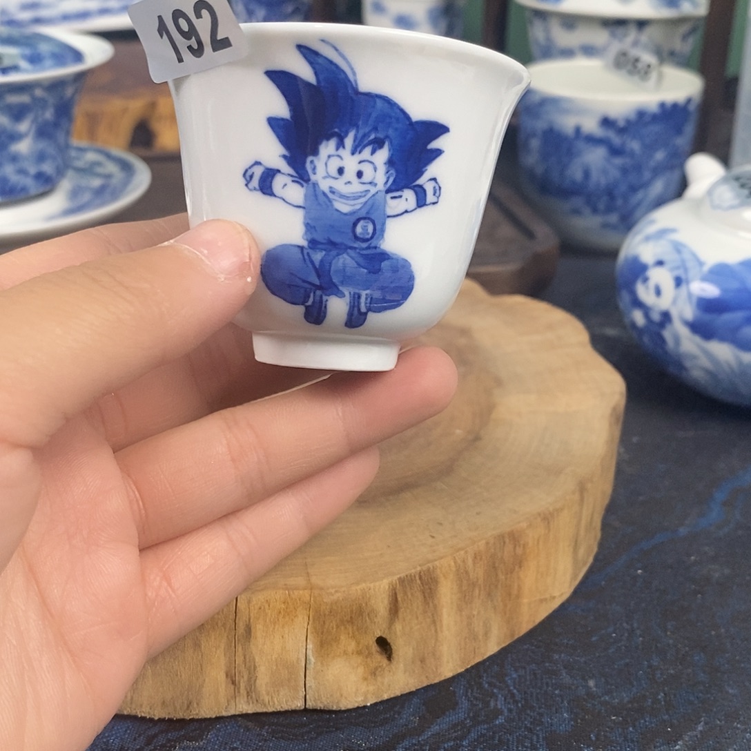 瓷片景德镇手绘青花茶器192