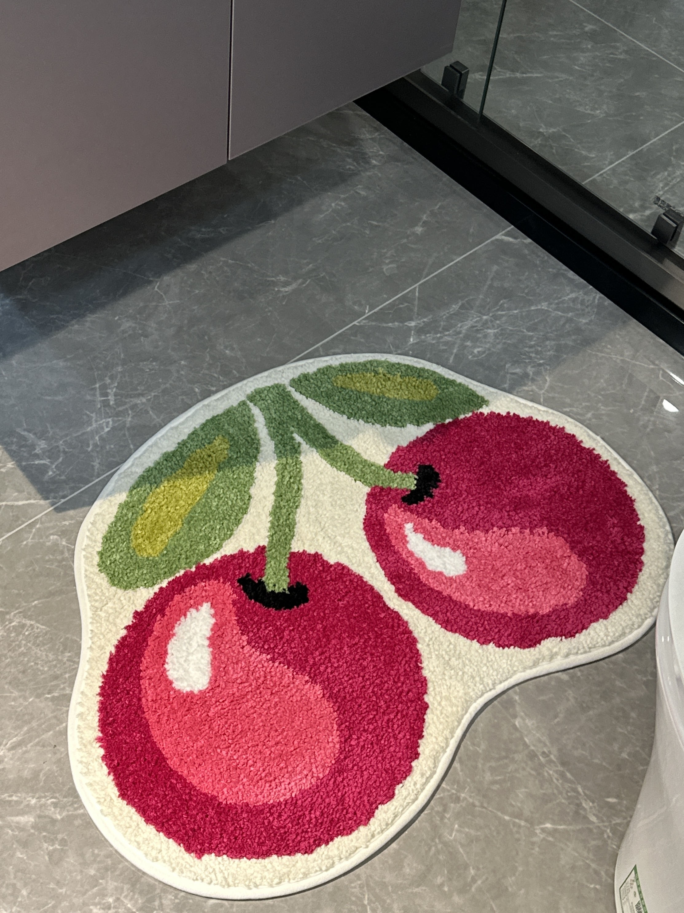 （新人福利）樱桃浴—室垫脚垫门垫50-75cm 卫生间卧室