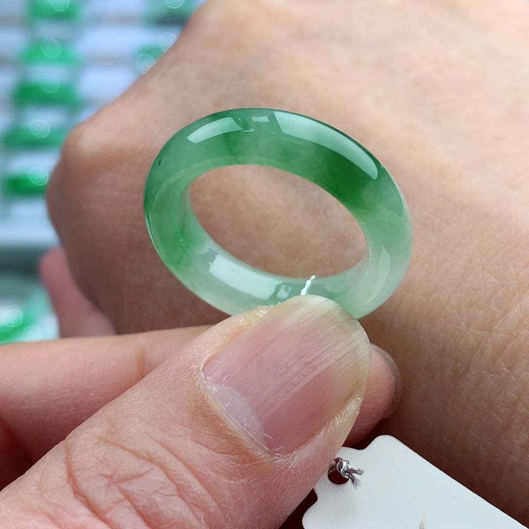 未镶嵌戒指翡翠15号