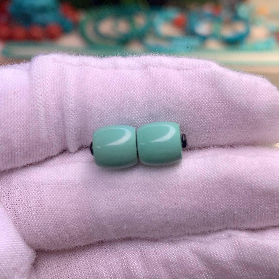 绿松石珠宝半成品未镶嵌