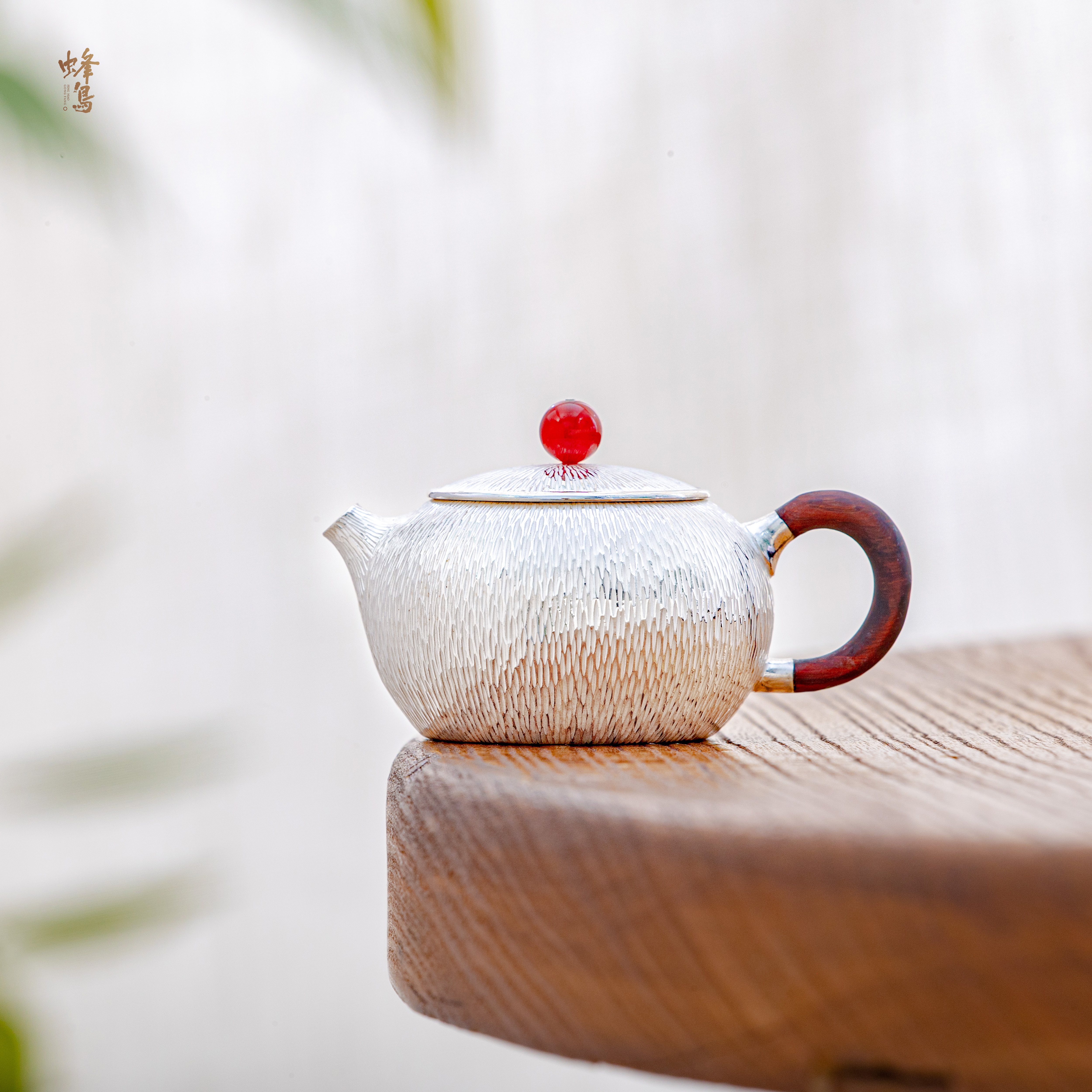 蜂鸟工坊 名匠优选 木把钮竖筋小壶 MJYXA11361