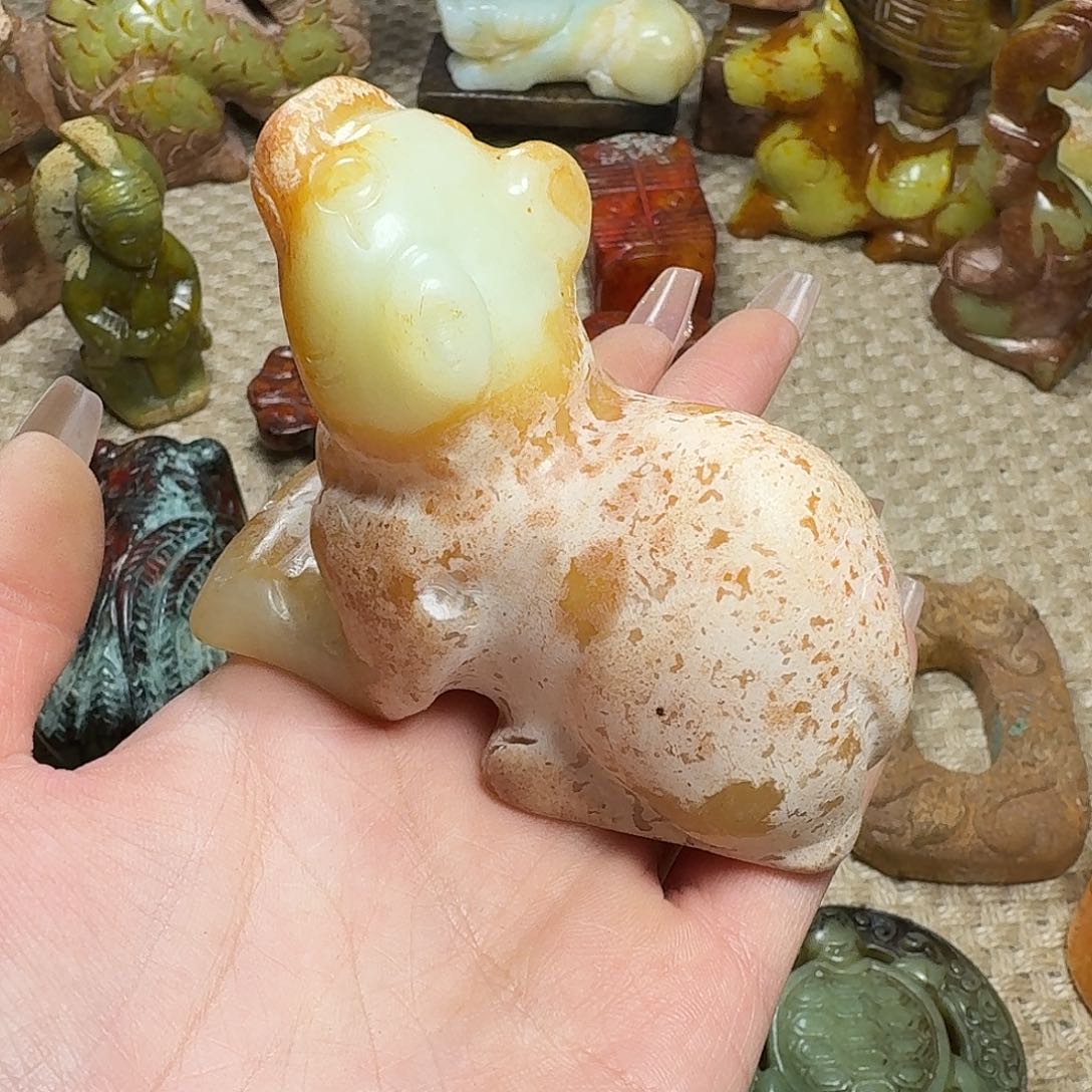 白玉菩提吊坠挂件