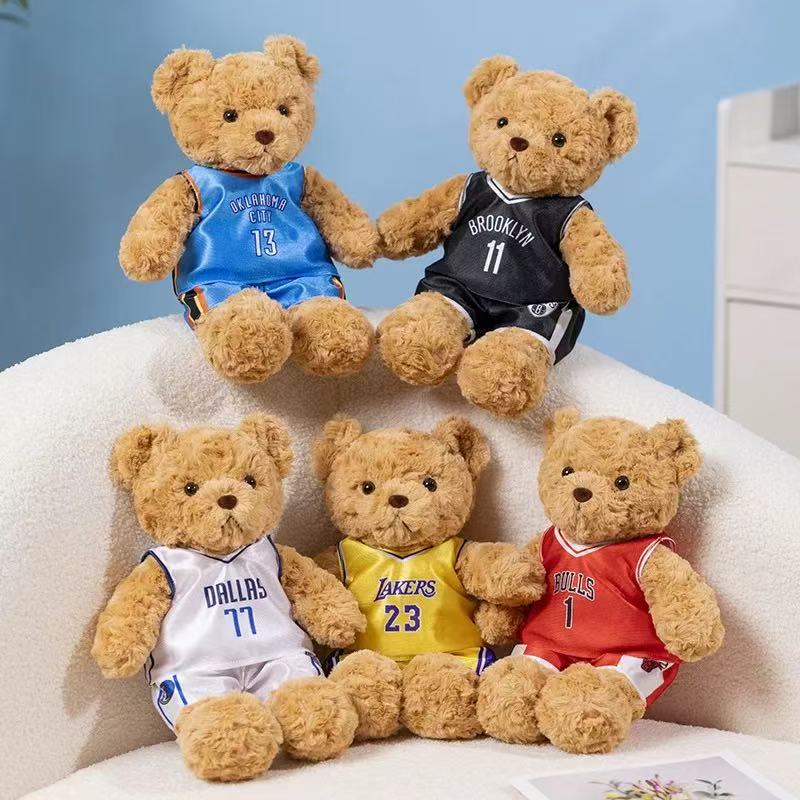 NBA球衣公仔熊