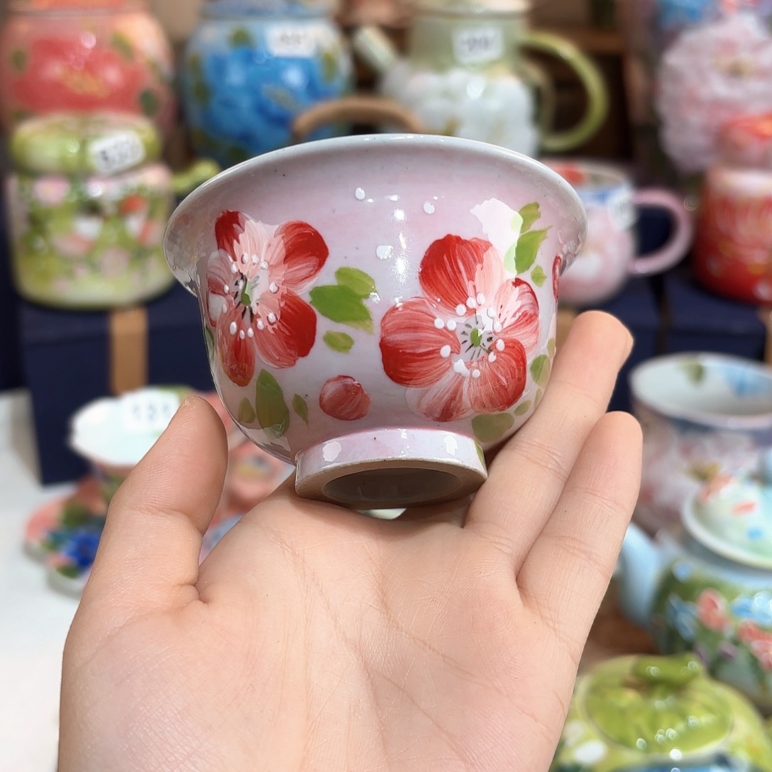 景德镇手绘高温釉下彩陶瓷茶具