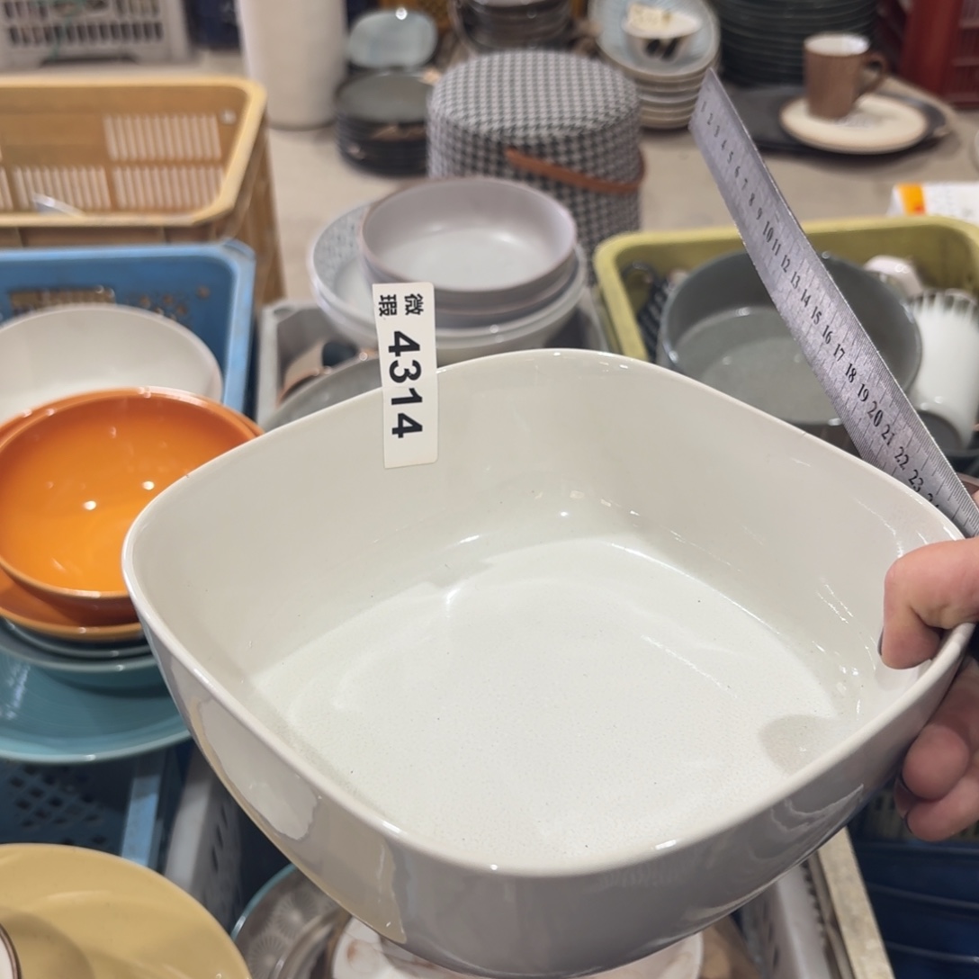 陶瓷4314 微瑕陶瓷餐具1个