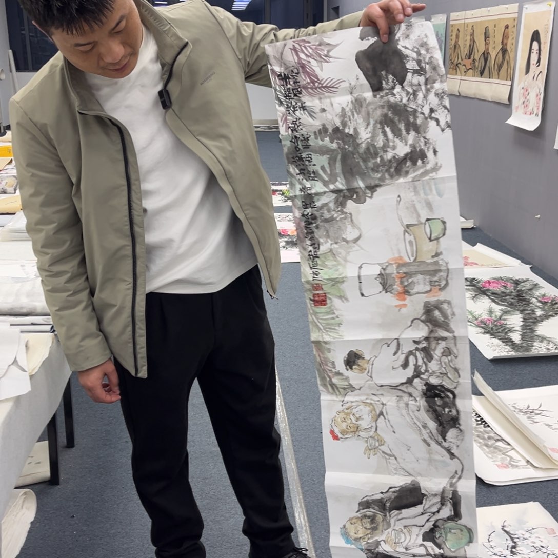 国画绘画手绘作品