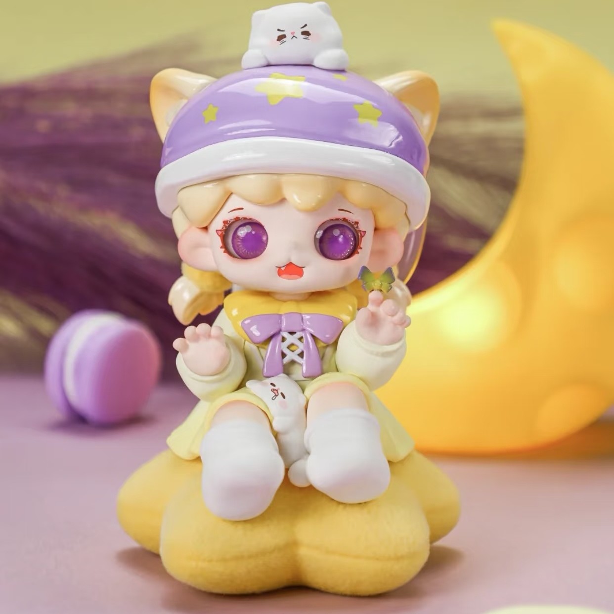 【代拆】米可自定义喵生系列盲盒潮玩手办