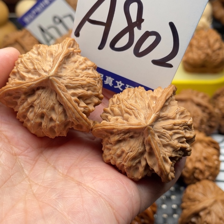 桃核把件盘山三棱40