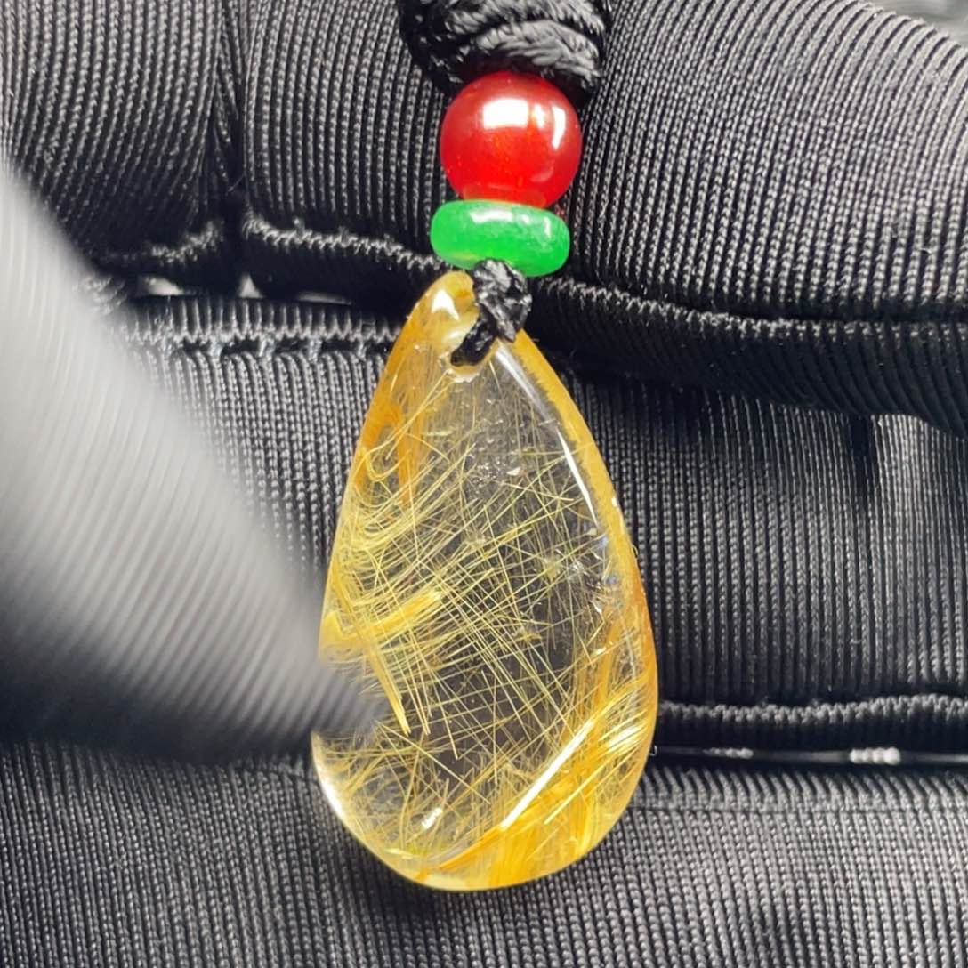 水晶吊坠未镶嵌爱**纹