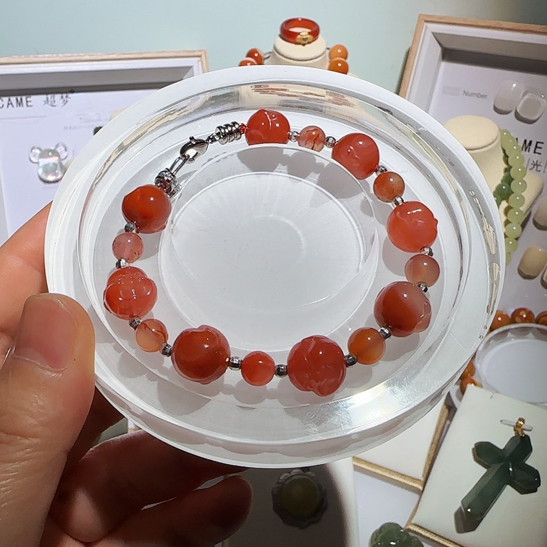 未镶嵌手链玛瑙/玉髓