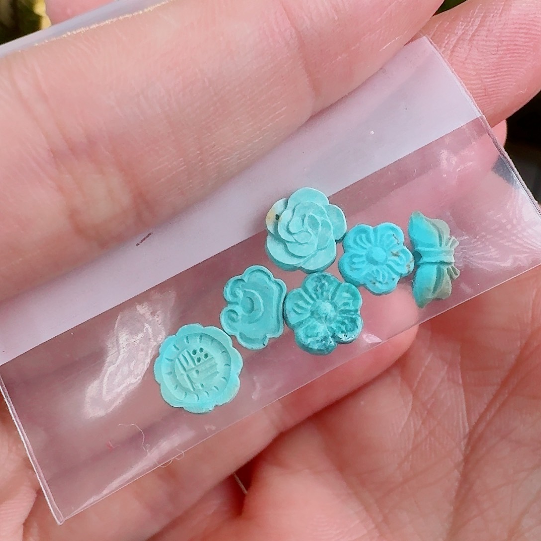 绿松石珠宝奇石未镶嵌