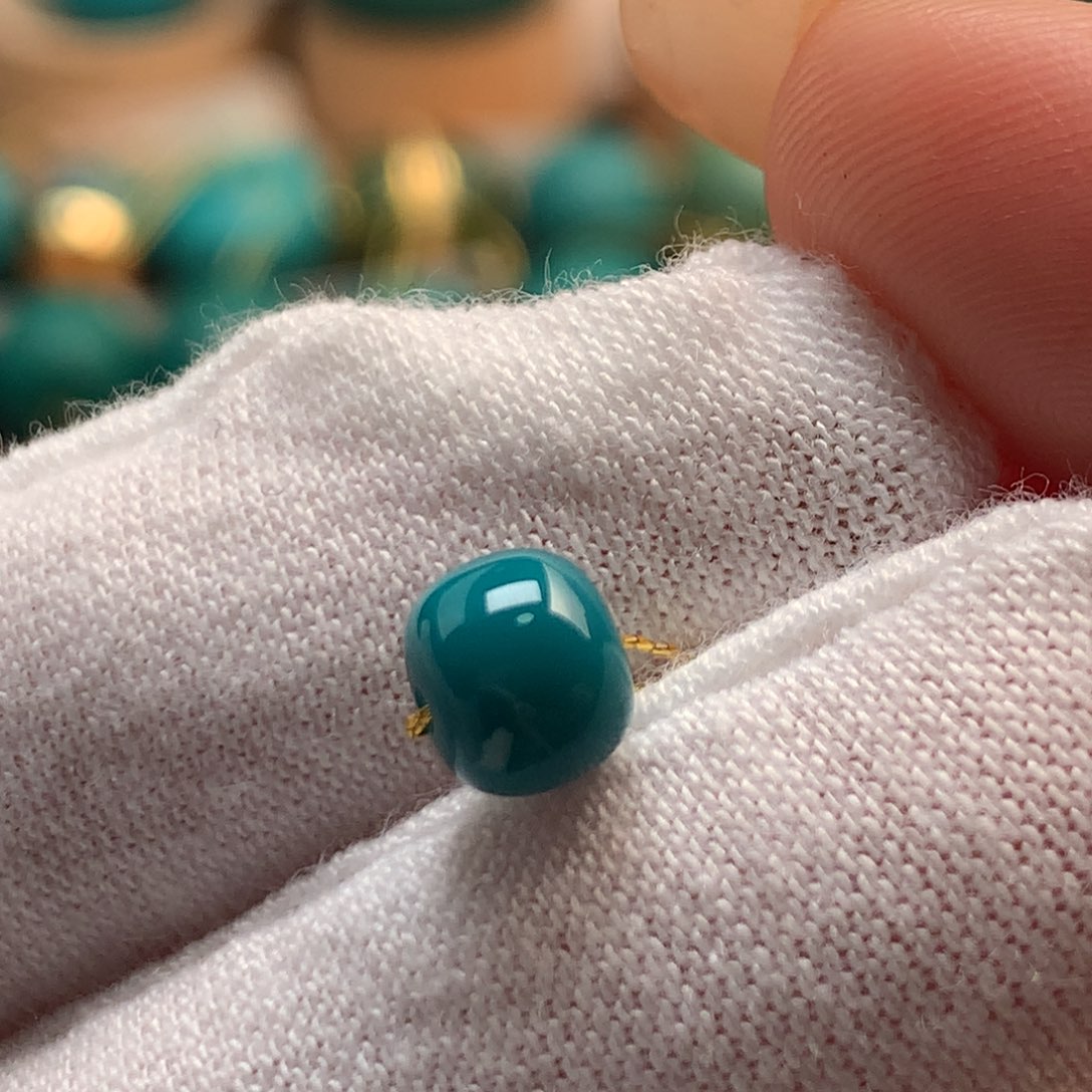 绿松石未镶嵌绿松石6.5mm