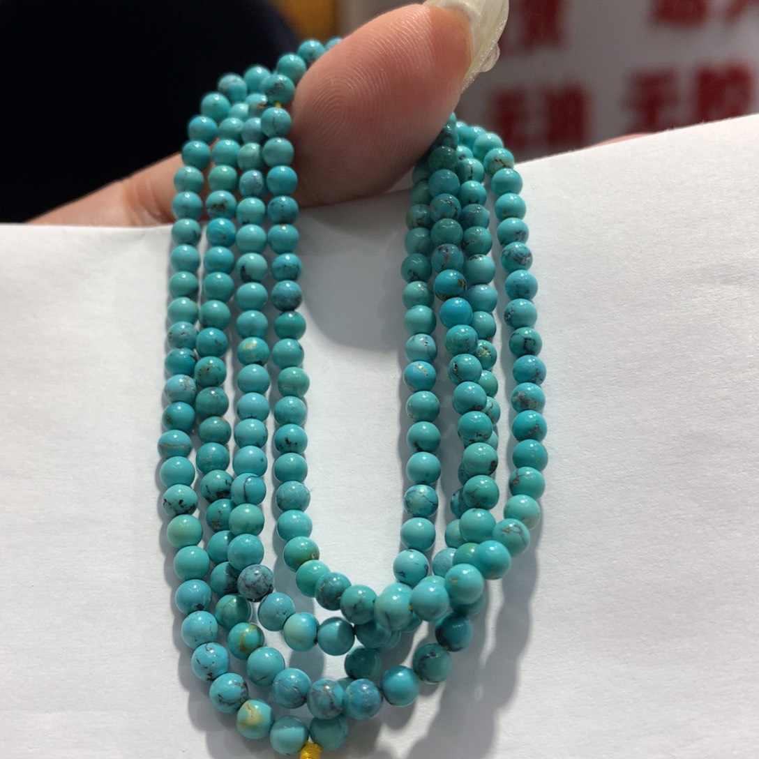 绿松石长链未镶嵌