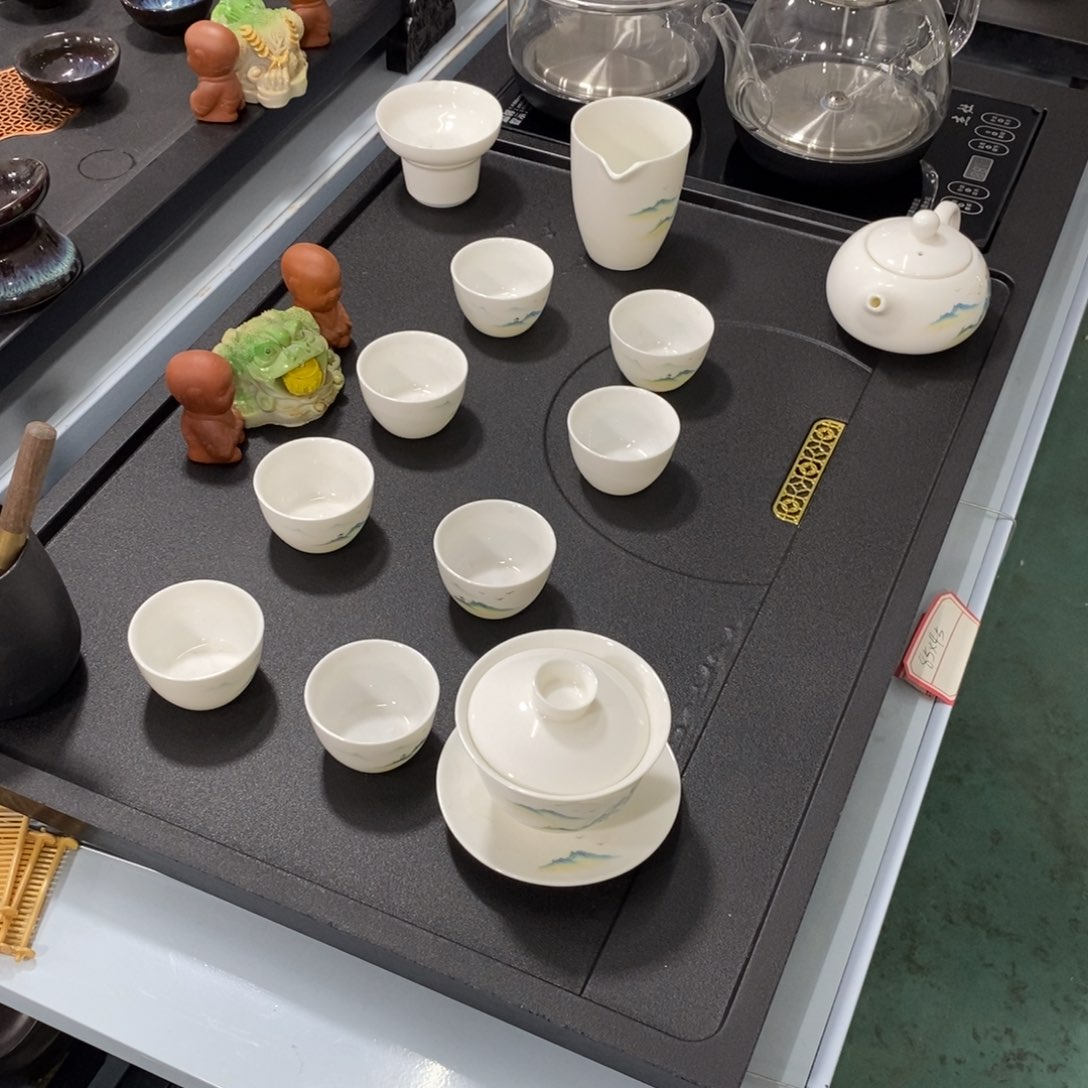 整石茶盘茶具套装家用