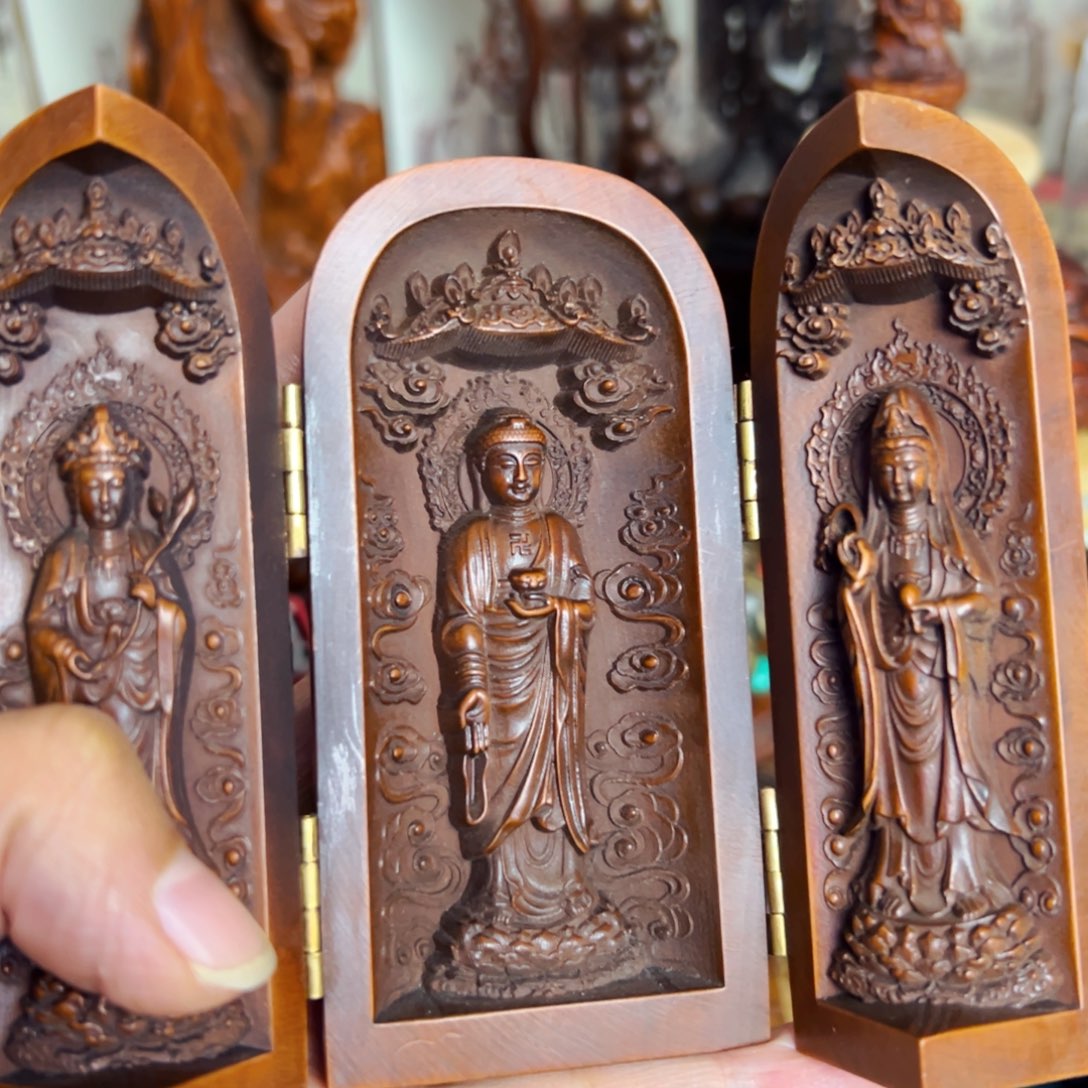 黄杨木年货节福利活动文玩手串把件摆件