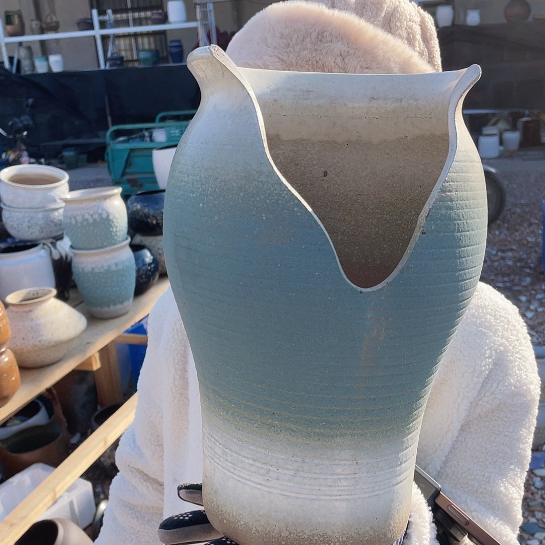 红陶王嫂花盆0130-360