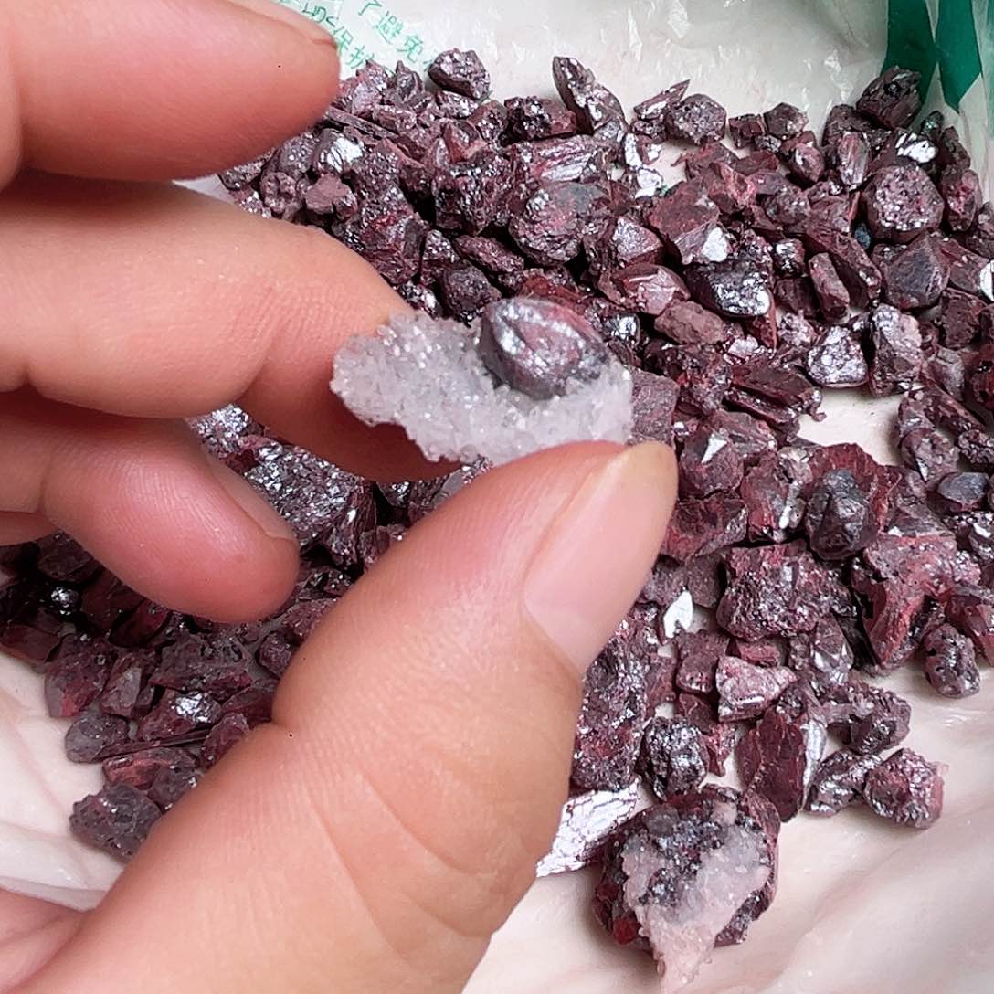 天然朱砂辰砂毛料