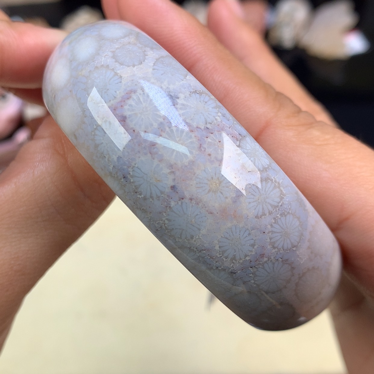 【闪购商品】颈饰未镶嵌硅化珊瑚（珊瑚玉）6号上新56圈