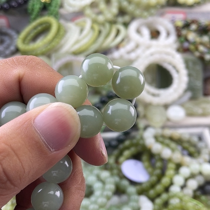 今***睡手串未镶嵌和田玉