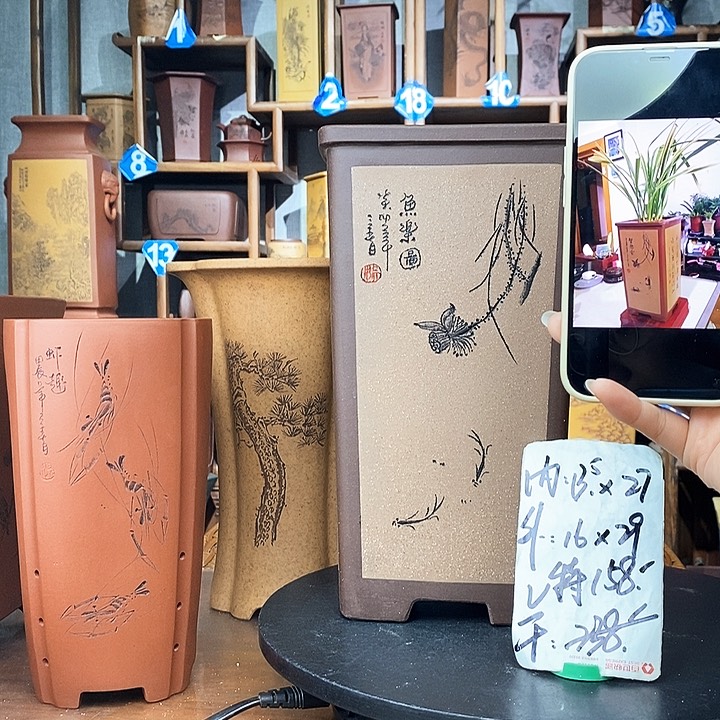紫砂阳光老师签筒大漏价158