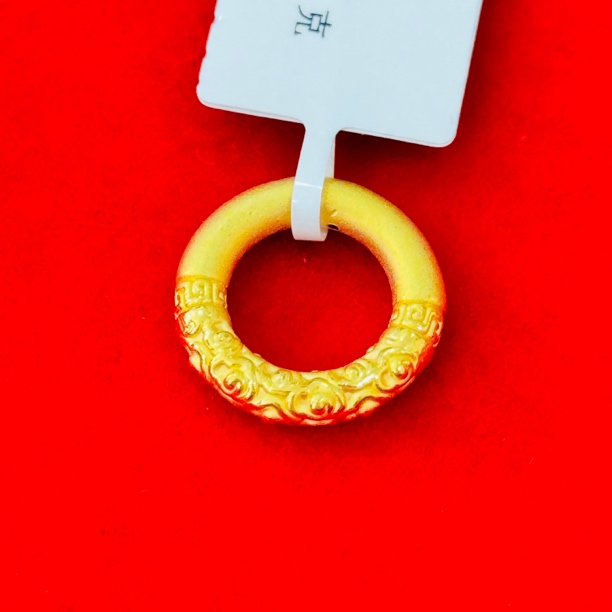 【夏夏专享】足金999饰品 祥云平安扣 GP 1.56