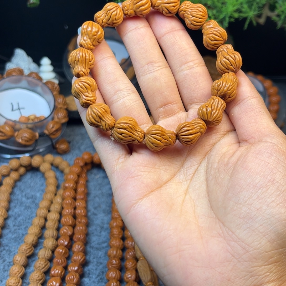 手串桃核桃核单圈葫芦