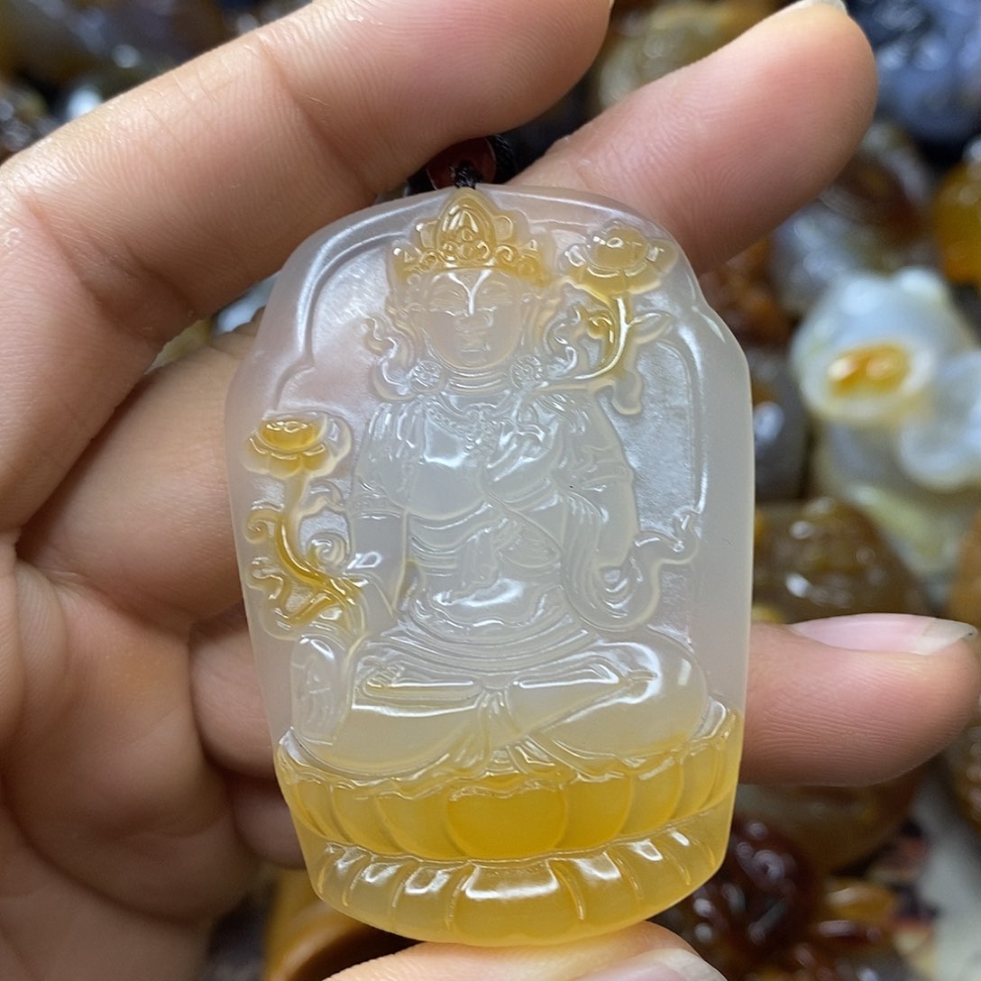 玛瑙/玉髓吊坠未镶嵌