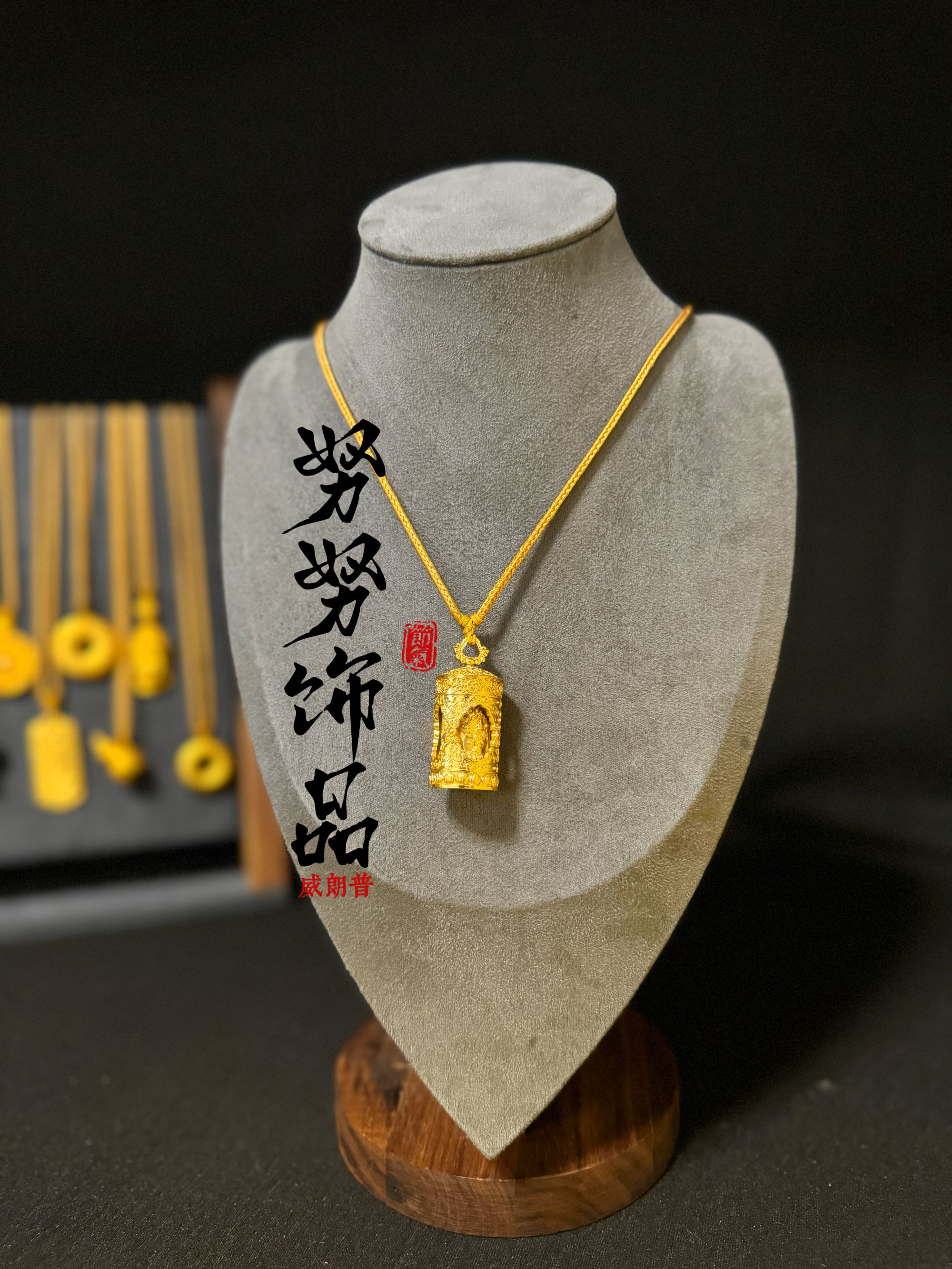 铜合金吊坠 泰国四面佛大吊坠可转动毛衣链情侣