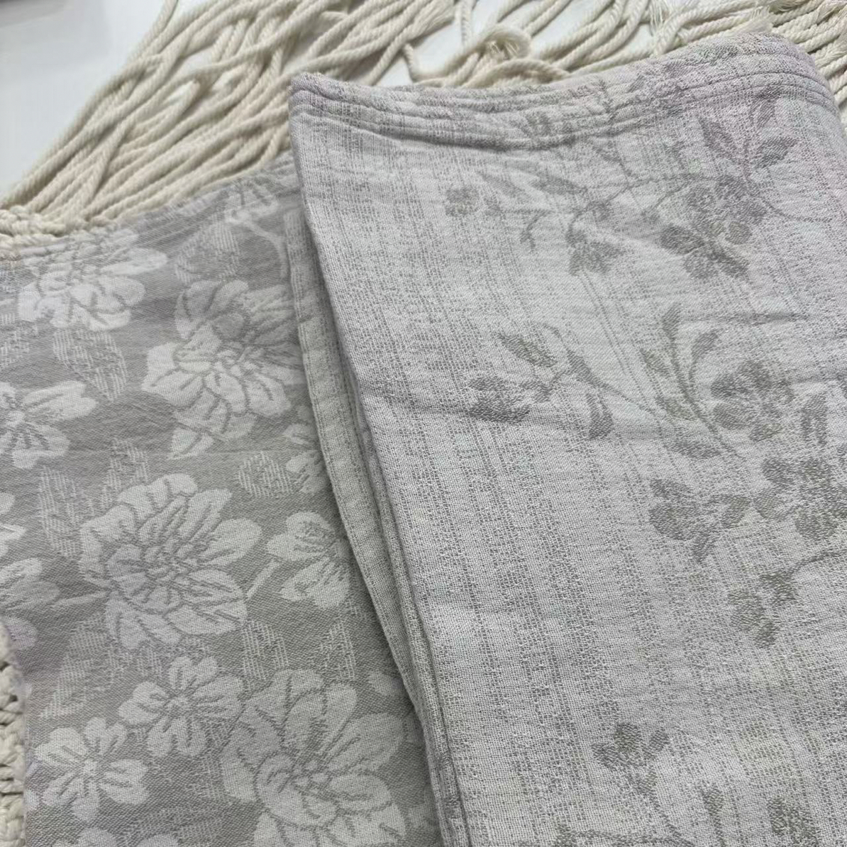 外贸纯棉提花单人床单150*200