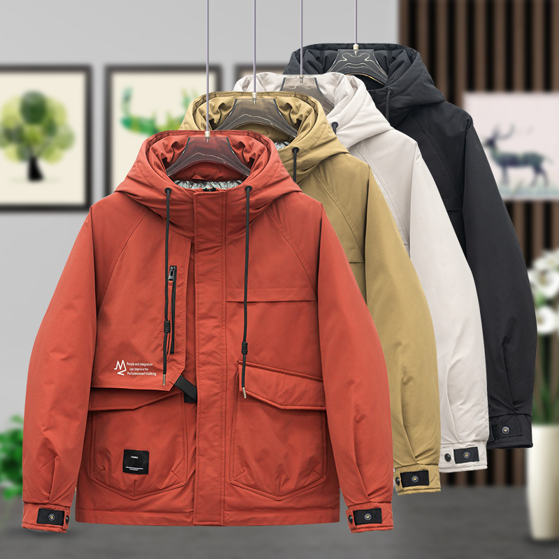 951-8838 冬季滑雪保暖锁温男士百搭时尚休闲潮流帅气短款棉外套